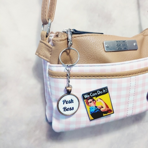 Posh Boss Keychain/Handbag Charm Antique Copper - Picture 6 of 6